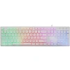 Клавиатура Oklick 550ML белый USB slim Multimedia LED [1061618]