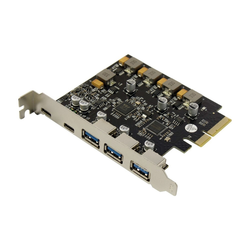 ORIENT AM-U3142PE-3A2C  Контроллер PCI-Ex4 v3.0  USB 3.2 Gen2  скорость до 10 Гбит с  5-port ext (3x