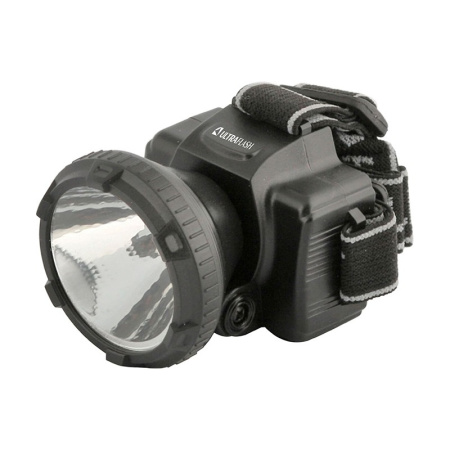 Ultraflash LED5366 (фонарь налобн аккум 220В  черный  0 5 Ватт  LED  2 реж  пласт  бокс)