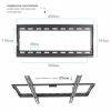 Фото  Arm Media STEEL-3 new черный 22"-65" макс.50кг настенный фиксированный