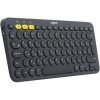 Фото  920-007584 Logitech Клавиатура K380 Dark Grey Wireless Bluetooth RTL, Multi-Device
