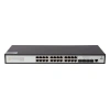 SNR-S5210G-24TX-2AC Управляемый коммутатор уровня 2+, 24 порта 10/100/1000Base-T, 4 порта 1/10G SFP+, Два встроенных БП ~220V AC
