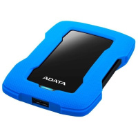 Фото  A-Data Portable HDD 2Tb HD330 AHD330-2TU31-CBL {USB 3.1, 2.5", Blue}  Противоударный
