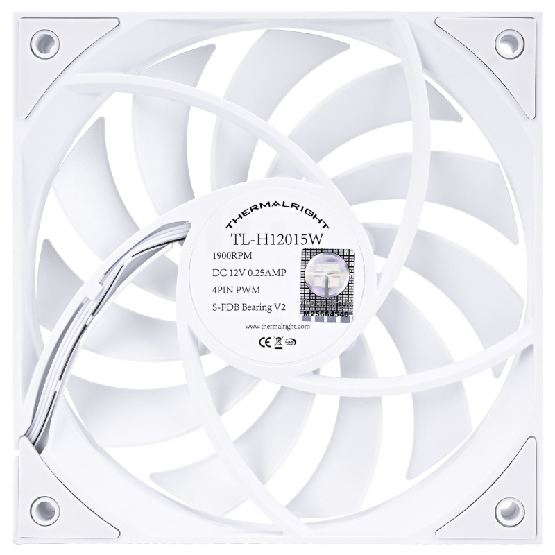 Фото  Thermalright Вентилятор TL-H12015W / 120mm PWM / TRTLH12015W