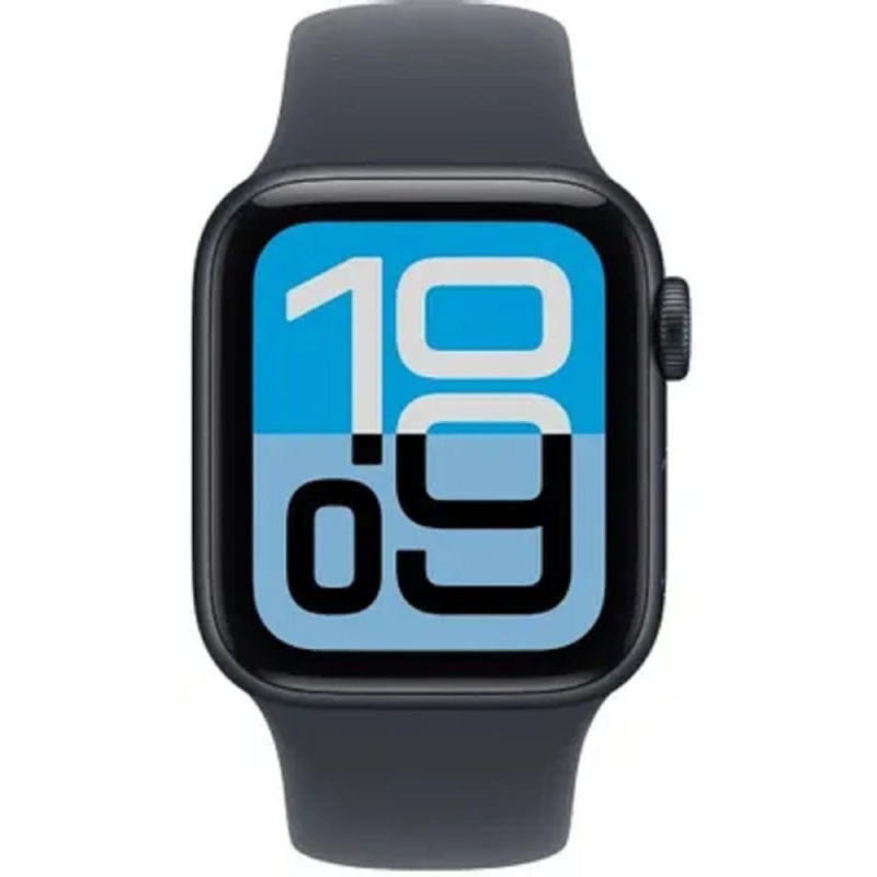 Фото  Apple Watch SE 3 44mm Midnight Aluminium Case with Midnight Sport Band - M/L (MEHQ4HN/A)