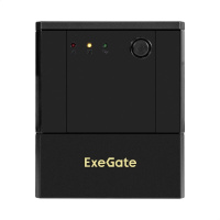 Фото  Exegate EX299948RUS ИБП ExeGate SpecialPro UNB-1000.LED.AVR.8C13.USB (1000VA/700W, LED, AVR, 8*C13, USB, батарея 12V 7.2Ah - 2 шт., металлический корп