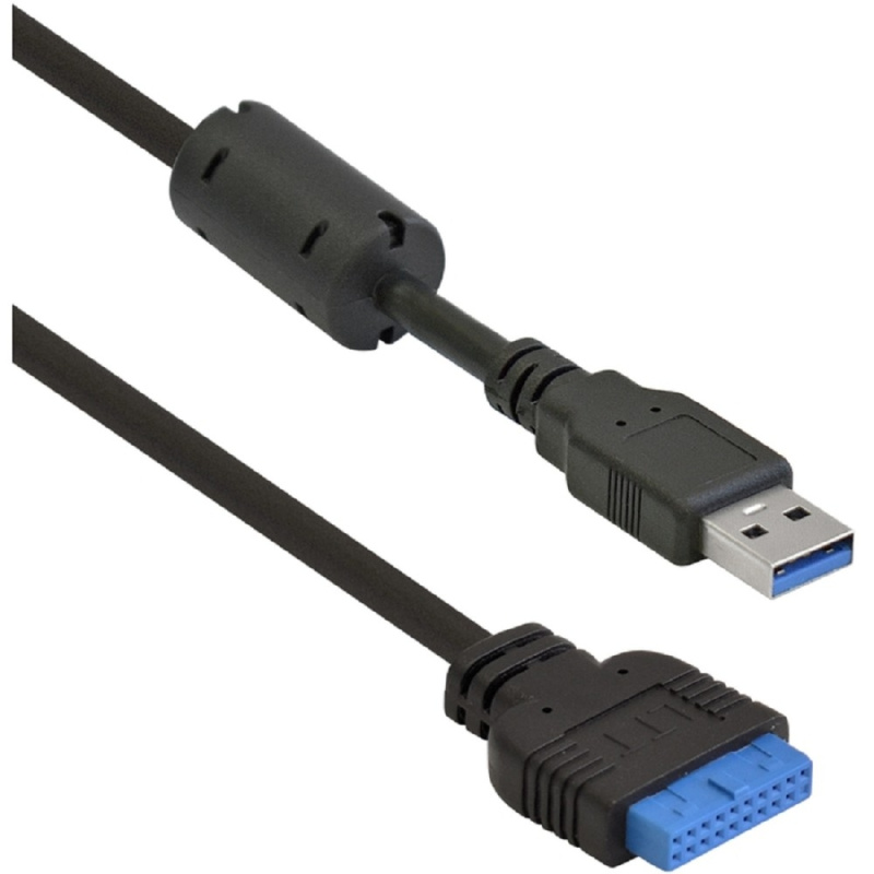 Фото  Exegate EX283578RUS Планка USB на переднюю панель ExeGate U3H-621, 3,5", 2*USB3.0+1*TypeC+1*SD+TF card, черная, металл, подсоединение к мат. плате