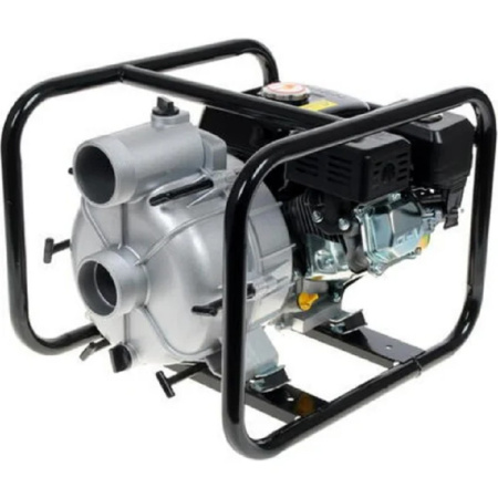 Фото  Huter MPD-80 Мотопомпа [70/11/4] { Бак-3,6 л. 7 л.с. Глуб.-8м, напор-30м, 900 л/мин,гряз.Вода }