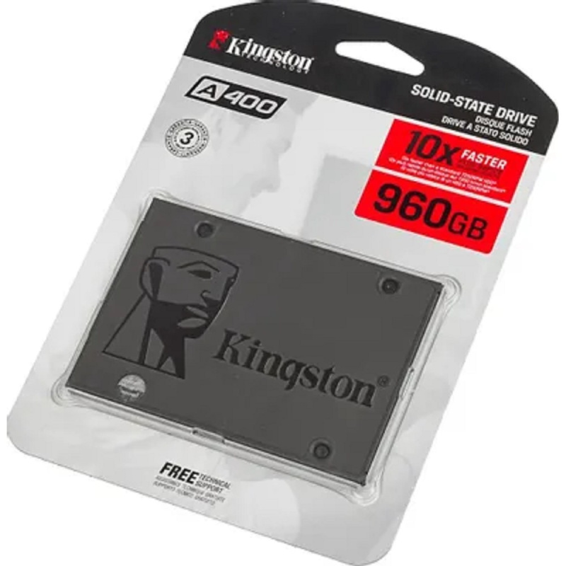 Фото  Kingston SSD 960GB SA400 SA400S37/960G {SATA3.0}