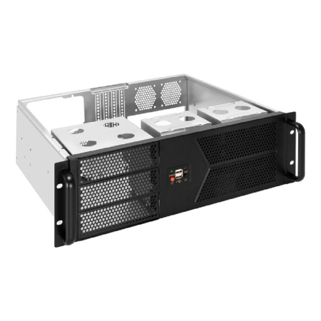 Фото  Exegate EX297730RUS Серверный корпус ExeGate Pro 3U400-07 <RM 19", высота 3U, глубина 400, без БП, 2*USB>