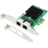 ORIENT XWT-INT82L2PE  Сетевая карта PCI-Ex1 v1.0a 2xRJ45 Gigabit Ethernet  Intel 82571GB chipset  1 