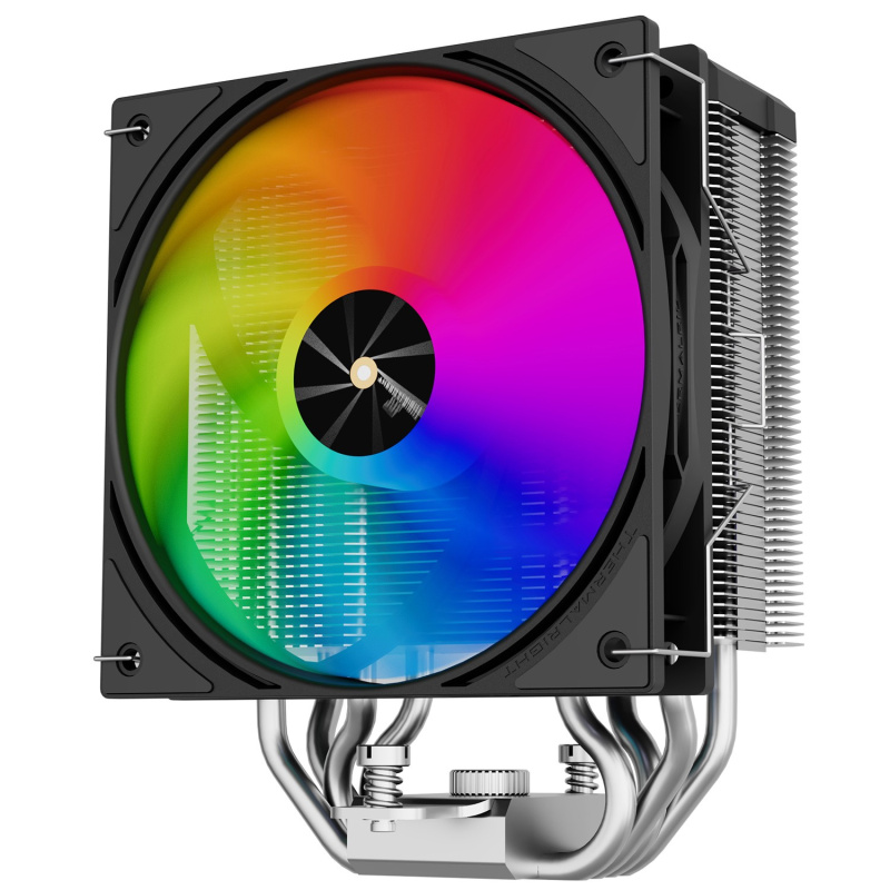 Фото  Thermalright Кулер Assassin X 120 R Digital ARGB Black  LGA115X/1200/1700/1851/AM4/AM5 (120mm ARGB PWM Fan, 4 тепл. трубки 6мм) / TRAX120RDAB