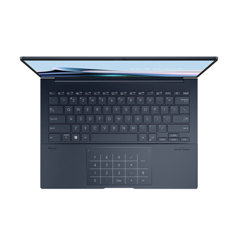 Фото  ASUS Zenbook 14 UX3405CA-ST1341  [90NB14W1-M01ZA0] Ponder Blue 14" {OLED 3K (2880 x 1800)  Ultra 9 285H/32GB/1TB SSD/Without OS}