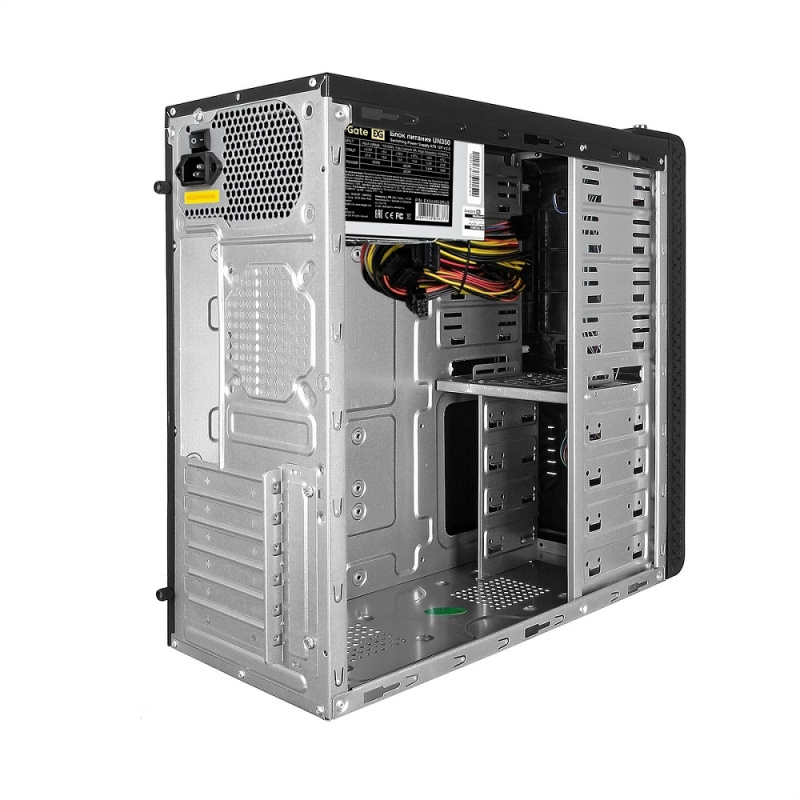 Фото  Exegate EX269439RUS Корпус Miditower ExeGate UN-604 (ATX, без БП, 2*USB+2*USB3.0, аудио, черный)