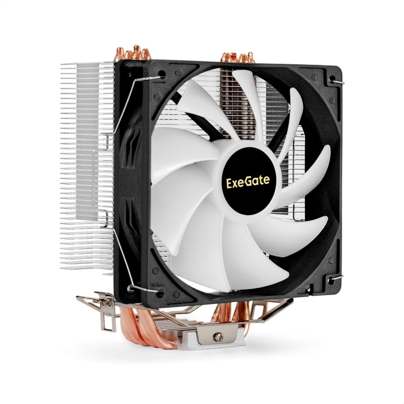Фото  Exegate EX293655RUS Кулер ExeGate Wizard EXX400V2-PWM.FRGB {(Al+Cu, 4 тепл.трубки,LGA775/1150/1151/1155/1156/1200/1700/AM2/AM2+/AM3+/AM4/FM1/FM2/754/9