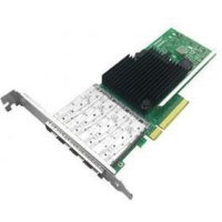 Фото  Сетевой адаптер Intel Intel® Ethernet Converged Network Adapter X710-DA4 4x SFP+ port 10GbE/1GbE, PCI-E v3 x4, VMDq. PCI-SIG* SR-IOV, w/o RDMA, Low Pr