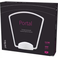 Фото  Perfeo ТВ антенна "PORTAL", активная, встр. усилитель, DVB-T2 (PF-TV2020) [PF_4505]