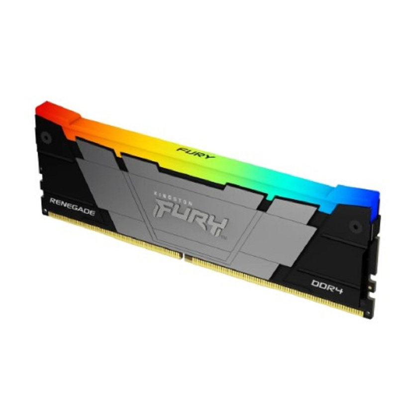 Фото  Kingston DDR4 DIMM 32GB 3200MT/s CL16 (Kit of 2)1Gx8 FURY Renegade RGB KF432C16RB12AK2/32