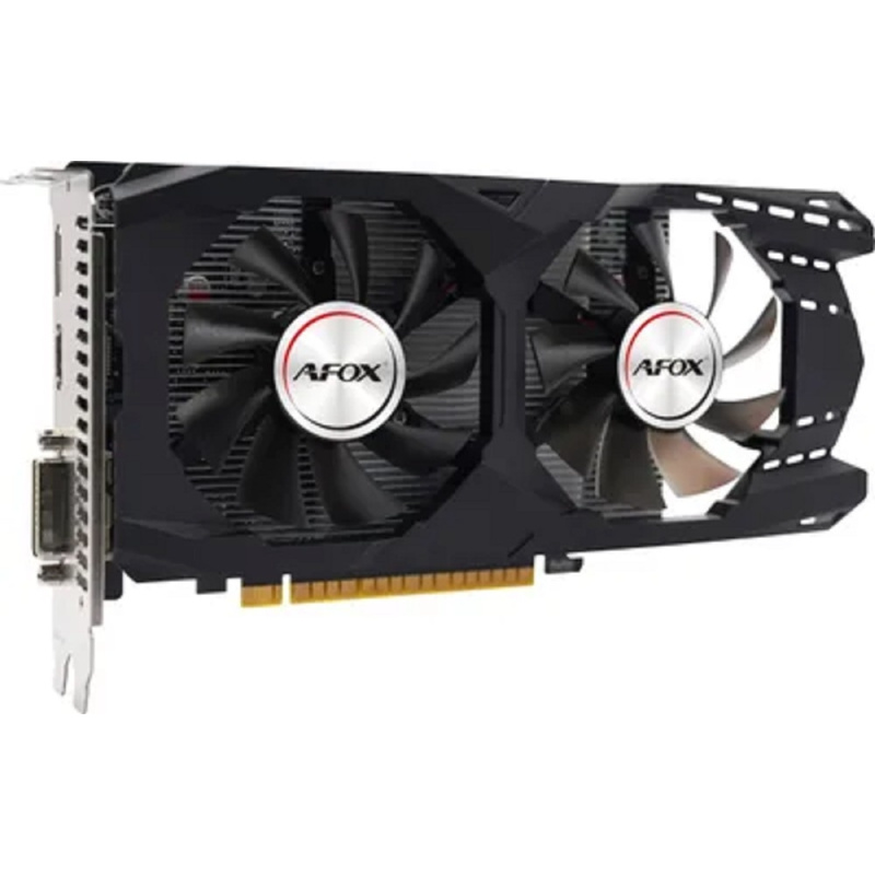 Фото  Видеокарта AFOX GTX1050Ti 4GB GAMING GDDR5 128Bit  DP/DVI/HDMI ATX 2* Fan (AF1050TI-4096D5H7-V9) RTL