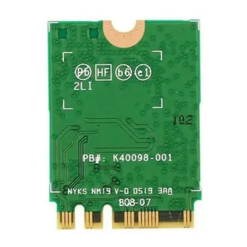 Фото  Intel AX200.NGWG.NV Wi-Fi 6 AX101, 2230, 2x2 AX+BT, No vPro, 999CV1 (985927)