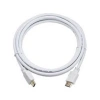 Кабель HDMI Cablexpert CC-HDMI4-W-10, 19M/19M, v2.0, медь, позол.разъемы, экран, 3 м, белый, пакет