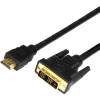 Фото  Rexant (17-6304) Кабель HDMI - DVI-D  gold  2М  с фильтрами  