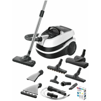 Фото  BOSCH BWD421PRO  Пылесос, контейнер, 2100 Вт, белый/черный