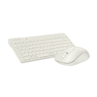 Фото  Комплект клавиатура+мышь беспров. A4TECH Fstyler FG2200 Air2 beige (USB, slim) (FG2200 AIR2 BEIGE)