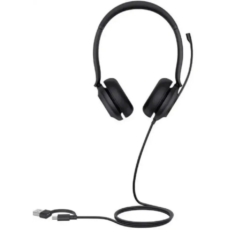 Фото  Проводная гарнитура Yealink UH35 Dual UC USB-C/A Дуо, HD звук, шумоподавление, LED-индикатор, USB-C/A (UH35 Dual UC USB-C/A)