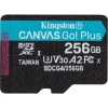 Micro SecureDigital 256GB Kingston SDCG4/256GBSP Canvas Go! Plus V10 A2 w/o adapter