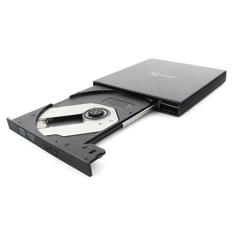 Фото  USB Gembird DVD-USB-02, пластик, черный RTL