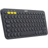 Фото  920-007584 Logitech Клавиатура K380 Dark Grey Wireless Bluetooth RTL, Multi-Device