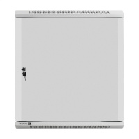 Фото  Exegate EX298615RUS Шкаф телекоммуникационный 19" настенный 12U ExeGate EC-WM-12U.450.M.GREY (19”, 12U, 600x450x635mm (ШхГхВ), передняя дверь металл, 