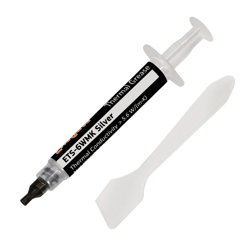 Exegate EX282348RUS Термопаста ETS-6WMK Silver  шприц с лопаткой  8г