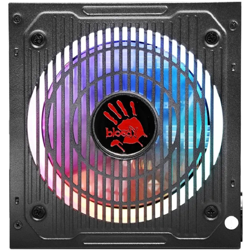 Фото  Bloody BD-PS700W-R ATX 700W 80 PLUS WHITE (20+4pin) APFC 120mm fan color LED 6xSATA RTL