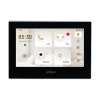 Фото  DAHUA DHI-VTH2621G-WP Видеодомофон IP 7 дюймовый с WiFi 2.4ГГц, черный, ёмкостной сенсорный экран, питание DC 12В/PoE