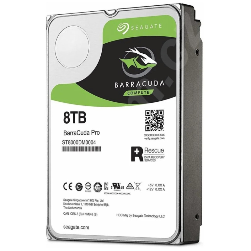 Фото  8TB Seagate BarraCuda (ST8000DM004) {Serial ATA III, 5400 rpm, 256mb buffer}