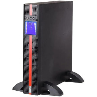 Фото  PowerCom Macan MRT-1500SE ИБП {Online, 1500VA / 1500W, Rack/Tower, IEC, LCD, Serial+USB, SNMPslot, подкл. доп. батарей} (1168817)