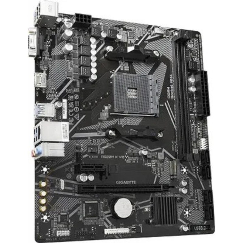 Фото  Gigabyte A520M K V2 RTL {Soc-AM4, AMD A520, 2xDDR4, mATX AC`97 8ch(7.1) GbLAN RAID+VGA+HDMI}