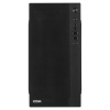 Фото  CBR Корпус mATX Minitower MX12, c БП PSU-ATX500-08EC (500W/80mm), 1*USB 3.0, 2*USB 2.0, HD Audio+Mic, Black [PCC-MATX-MX12-500W2]