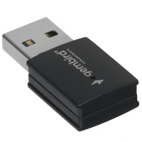 Фото  Gembird Сетевой адаптер WiFi+Bluetooth 600 Мбит, двухдиап., мини, USB, 802.11b/a/g/n/ac, RTL8821CU (WNP-UA-018)