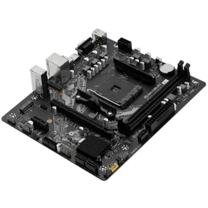 Фото  MAXSUN MS-Challenger A520M-K (Socket AM4, mATX, 2*DDR4, VGA/HDMI,  3*SATA3, 1*M.2, 1*PCIEx16/1*PCIEx1, 4*USB2.0, 2*USB 3.2 Gen1, LAN 1*1G, RTL)