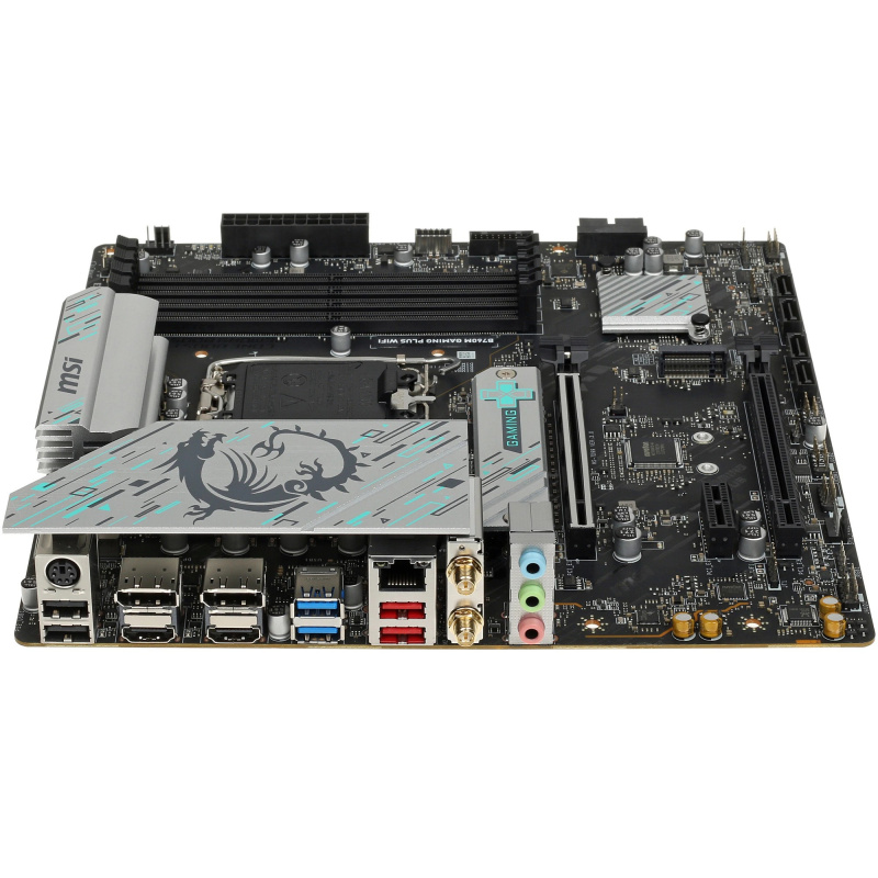 Фото  MSI B760M GAMING PLUS WIFI {LGA 1700, Intel B760, mATX} Ret