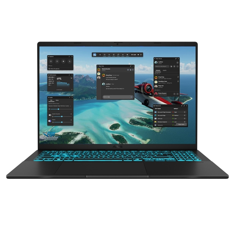 Фото  ASUS V16 V3607VP-RP031 [90NB16R1-M001M0] Matte Black 16" {FHD+ Core 7 240H(2.5Ghz)/32Gb/1Tb SSD/RTX5070 8Gb/DOS}
