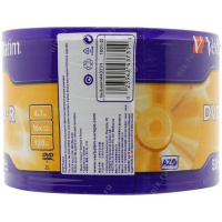 Фото  Verbatim  Диски DVD-R  4.7Gb 16-х, 50шт. Shrink (43731)