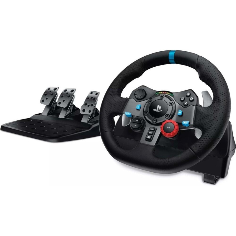 Фото  941-000112/941-000114 Руль Logitech G29 Driving Force Racing 14кноп. (с педалями) черный