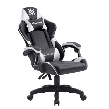 Фото  Игровое кресло Companion Черный/белый,класс 3,металл,PU DEFENDER