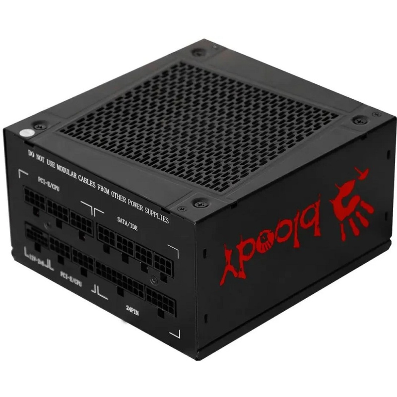 Bloody BD-PS1000G-M ATX 1000W 80+ gold (20+4pin) APFC 140mm fan 12xSATA Cab Manag RTL