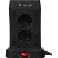 Фото  Defender Удлинитель с сетевым фильтром ILS 453 3 м, 8 розеток, 2USB-A, 2USB-C [99631]