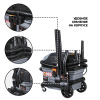 Фото  Bort Пылесос для сухой и влажной уборки BSS-1630-PRO {пыле 30 л; 1600 Вт;  шланг 3 м; всасывание 280 Вт; Уровень шума 78 дБ; Вес 10,5 кг; Напряжение 2